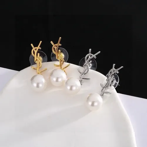 Replica Yves Saint Laurent YSL Earrings For Women #1460409 $25.00 USD for Wholesale