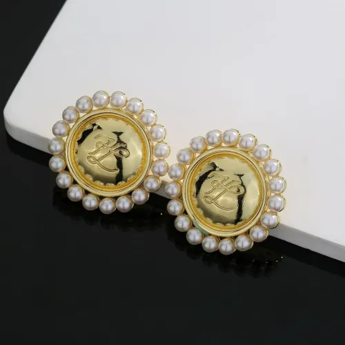Replica LOEWE Earrings For Women #1460654 $25.00 USD for Wholesale