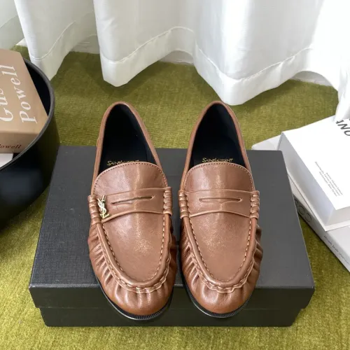 Yves Saint Laurent YSL Leather Shoes For Women #1461611