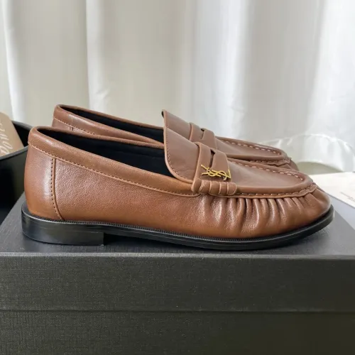 Replica Yves Saint Laurent YSL Leather Shoes For Women #1461611 $118.00 USD for Wholesale