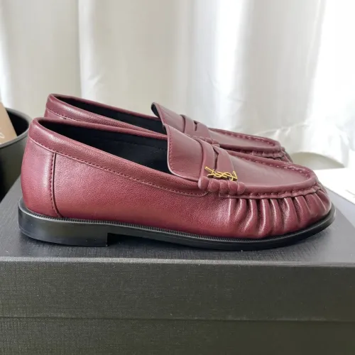 Replica Yves Saint Laurent YSL Leather Shoes For Men #1461613 $125.00 USD for Wholesale