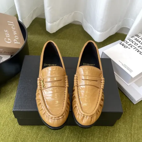 Yves Saint Laurent YSL Leather Shoes For Women #1461630