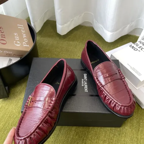 Replica Yves Saint Laurent YSL Leather Shoes For Women #1461633 $118.00 USD for Wholesale
