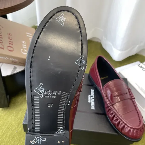 Replica Yves Saint Laurent YSL Leather Shoes For Women #1461633 $118.00 USD for Wholesale