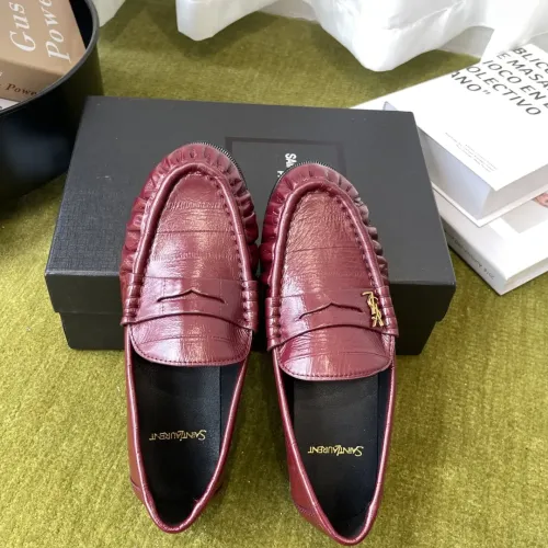 Replica Yves Saint Laurent YSL Leather Shoes For Women #1461633 $118.00 USD for Wholesale