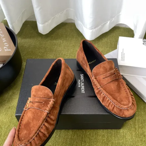 Replica Yves Saint Laurent YSL Leather Shoes For Women #1461651 $118.00 USD for Wholesale