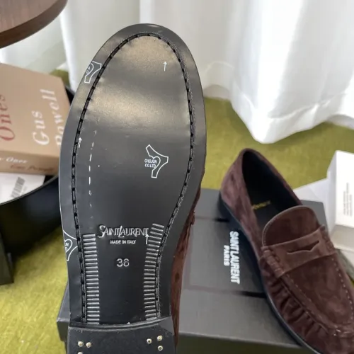 Replica Yves Saint Laurent YSL Leather Shoes For Men #1461655 $125.00 USD for Wholesale