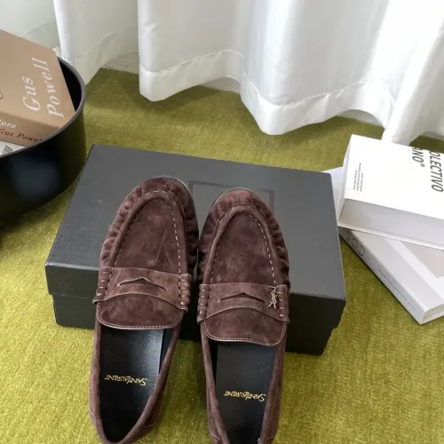 Replica Yves Saint Laurent YSL Leather Shoes For Women #1461656 $118.00 USD for Wholesale