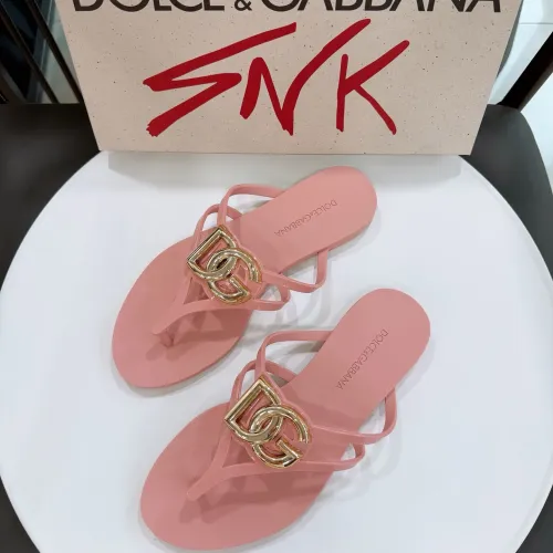 Replica Dolce & Gabbana D&G Slippers For Women #1461740 $56.00 USD for Wholesale