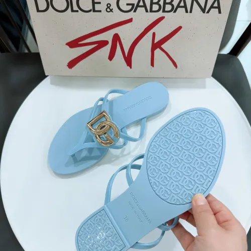 Replica Dolce & Gabbana D&G Slippers For Women #1461741 $56.00 USD for Wholesale