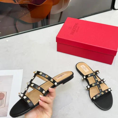 Replica Valentino Slippers For Women #1461746 $72.00 USD for Wholesale