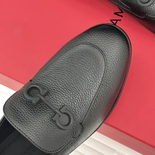 Replica Salvatore Ferragamo Leather Shoes For Women #1461914 $112.00 USD for Wholesale