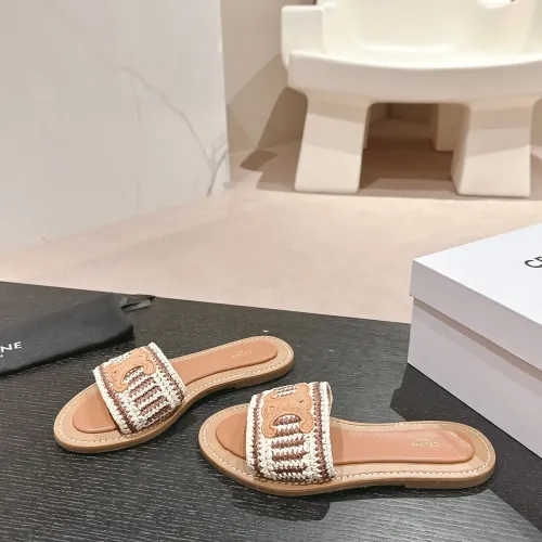 Replica Celine Slippers For Women #1462006 $76.00 USD for Wholesale