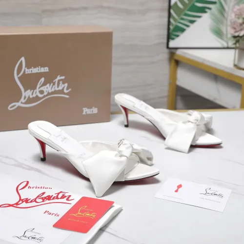 Replica Christian Louboutin CL Slippers For Women #1462200 $108.00 USD for Wholesale
