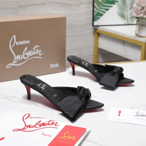 Replica Christian Louboutin CL Slippers For Women #1462201 $108.00 USD for Wholesale