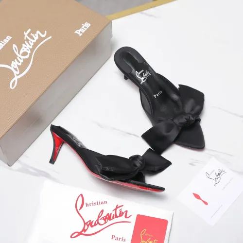 Replica Christian Louboutin CL Slippers For Women #1462201 $108.00 USD for Wholesale