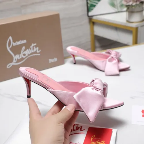 Replica Christian Louboutin CL Slippers For Women #1462202 $108.00 USD for Wholesale