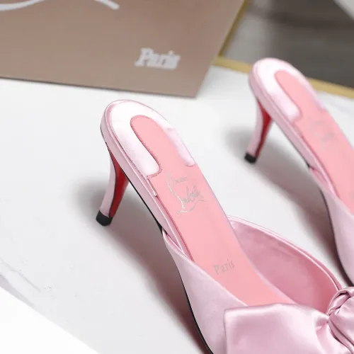 Replica Christian Louboutin CL Slippers For Women #1462202 $108.00 USD for Wholesale