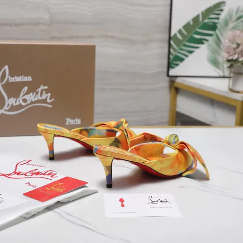 Replica Christian Louboutin CL Slippers For Women #1462206 $108.00 USD for Wholesale