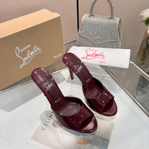 Replica Christian Louboutin CL Slippers For Women #1462211 $76.00 USD for Wholesale