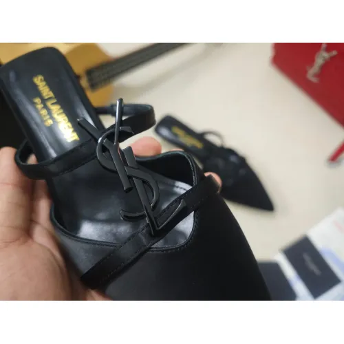 Replica Yves Saint Laurent YSL Slippers For Women #1462235 $100.00 USD for Wholesale
