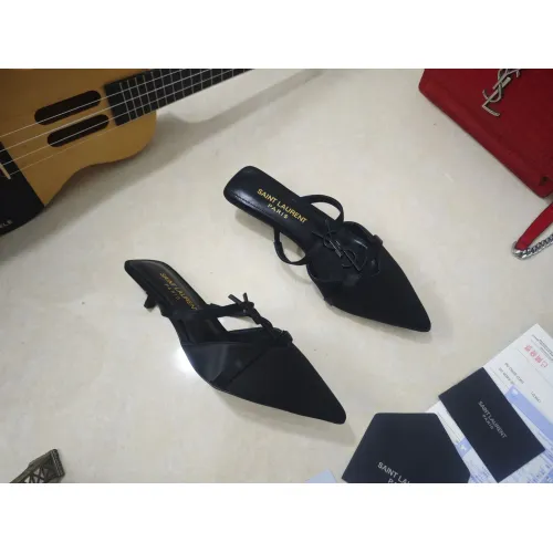 Replica Yves Saint Laurent YSL Slippers For Women #1462235 $100.00 USD for Wholesale