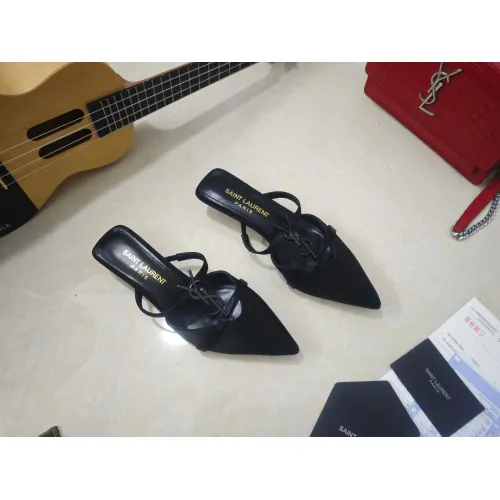 Replica Yves Saint Laurent YSL Slippers For Women #1462235 $100.00 USD for Wholesale