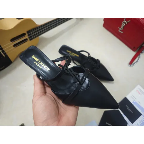 Replica Yves Saint Laurent YSL Slippers For Women #1462236 $100.00 USD for Wholesale