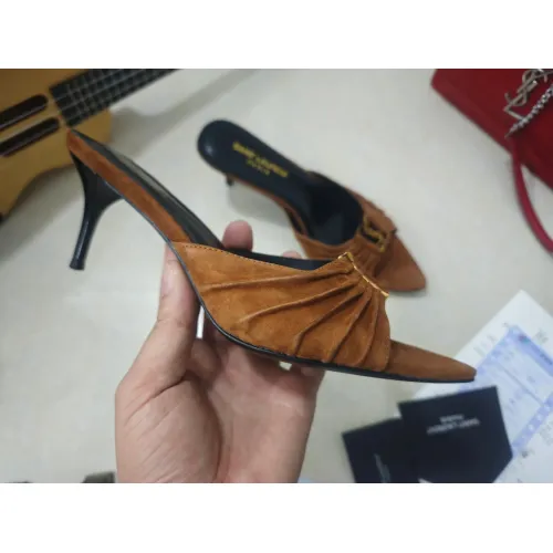 Replica Yves Saint Laurent YSL Slippers For Women #1462240 $98.00 USD for Wholesale