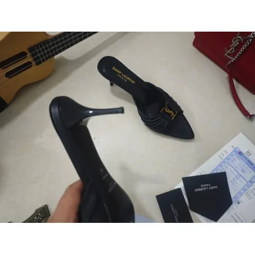 Replica Yves Saint Laurent YSL Slippers For Women #1462241 $98.00 USD for Wholesale