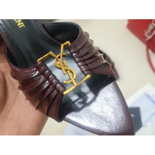 Replica Yves Saint Laurent YSL Slippers For Women #1462243 $98.00 USD for Wholesale