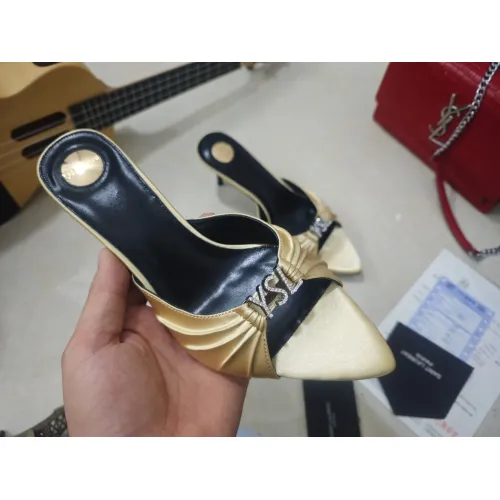 Replica Yves Saint Laurent YSL Slippers For Women #1462244 $98.00 USD for Wholesale