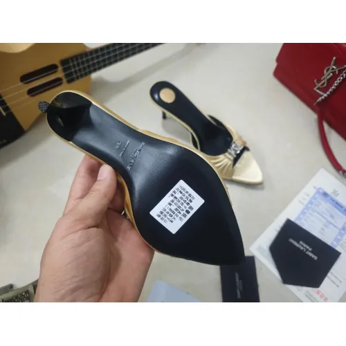 Replica Yves Saint Laurent YSL Slippers For Women #1462244 $98.00 USD for Wholesale