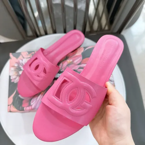Replica Dolce & Gabbana D&G Slippers For Women #1462327 $64.00 USD for Wholesale