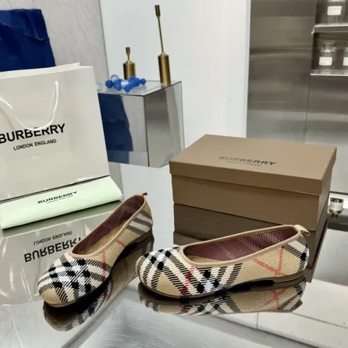 Replica Burberry Flat Shoes For Women #1462806 $76.00 USD for Wholesale