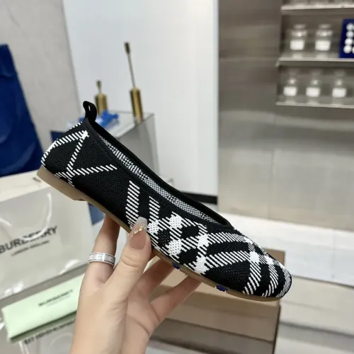 Replica Burberry Flat Shoes For Women #1462807 $76.00 USD for Wholesale