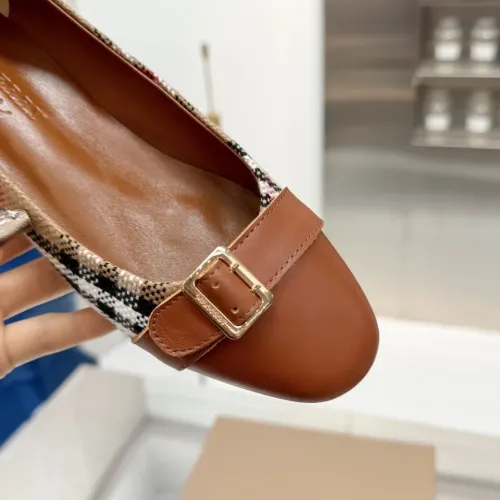 Replica Burberry Flat Shoes For Women #1462847 $85.00 USD for Wholesale