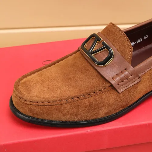 Replica Valentino Leather Shoes For Men #1463084 $85.00 USD for Wholesale