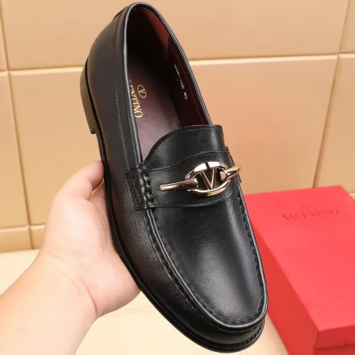 Replica Valentino Leather Shoes For Men #1463087 $85.00 USD for Wholesale