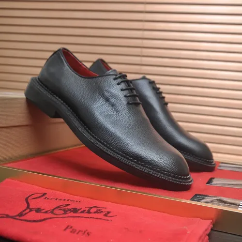 Replica Christian Louboutin Leather Shoes For Men #1463183 $115.00 USD for Wholesale