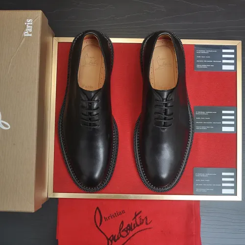Replica Christian Louboutin Leather Shoes For Men #1463184 $115.00 USD for Wholesale