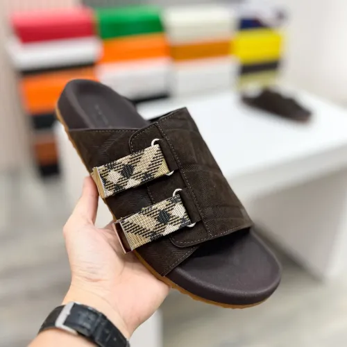 Replica Burberry Slippers For Men #1463210 $64.00 USD for Wholesale