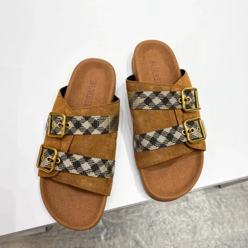 Replica Burberry Slippers For Men #1463213 $64.00 USD for Wholesale