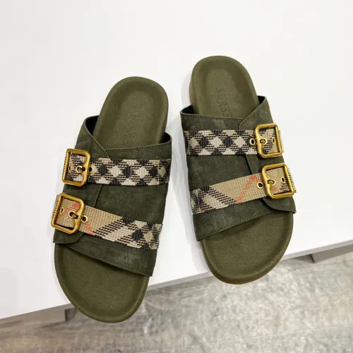 Replica Burberry Slippers For Men #1463214 $64.00 USD for Wholesale