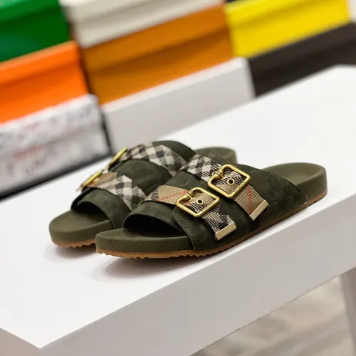 Replica Burberry Slippers For Men #1463214 $64.00 USD for Wholesale