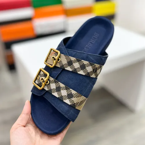 Replica Burberry Slippers For Men #1463215 $64.00 USD for Wholesale