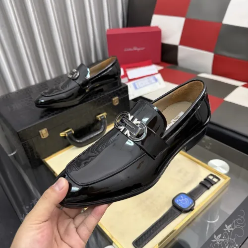 Salvatore Ferragamo Leather Shoes For Men #1463617