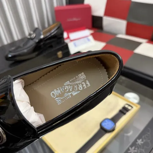 Replica Salvatore Ferragamo Leather Shoes For Men #1463617 $108.00 USD for Wholesale