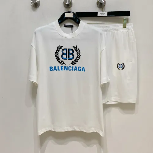 Balenciaga Fashion Tracksuits Short Sleeved For Men #1464313