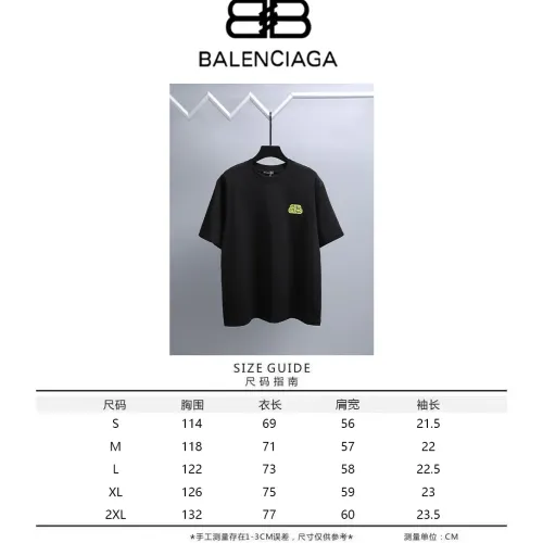 Replica Balenciaga T-Shirts Short Sleeved For Unisex #1464443 $39.00 USD for Wholesale